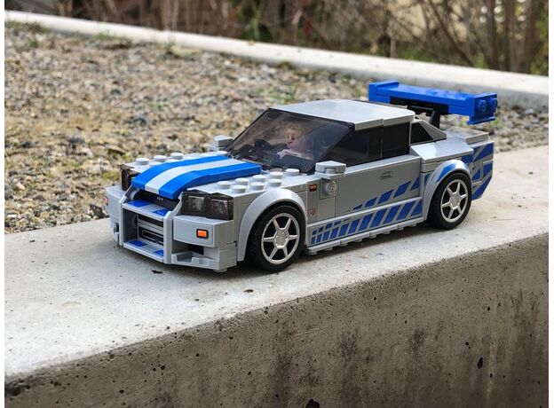 لگو اسپید چمپیونز مدل نیسان اسکای لاین (76917), image 9