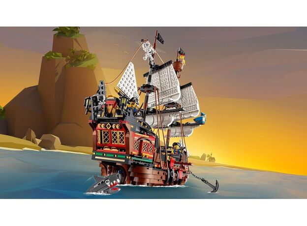 لگو کریتور 3 در 1 مدل کشتی دزدان دریایی (31109), image 10