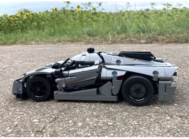 لگو تکنیک مدل هایپرکار خاکستری Koenigsegg Jesko Absolute (42173), image 10