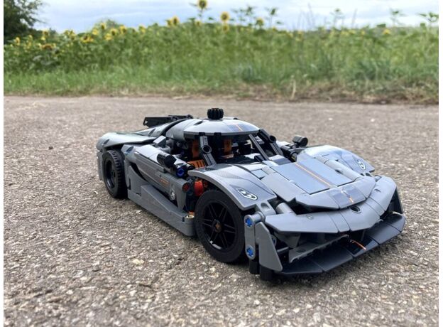 لگو تکنیک مدل هایپرکار خاکستری Koenigsegg Jesko Absolute (42173), image 8