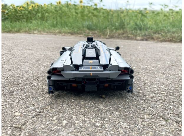 لگو تکنیک مدل هایپرکار خاکستری Koenigsegg Jesko Absolute (42173), image 11