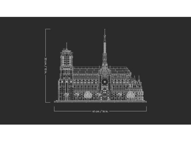 لگو آرشیتکت مدل کلیسای نوتردام پاریس (21061), image 26