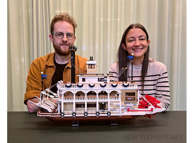 لگو آیدیاز مدل قایق بخار رودخانه ای (21356), image 4