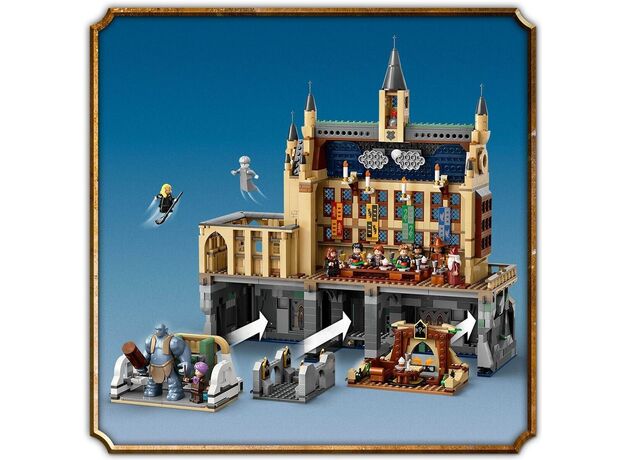 لگو هری پاتر مدل هاگوارتز: تالار بزرگ (76435), image 12