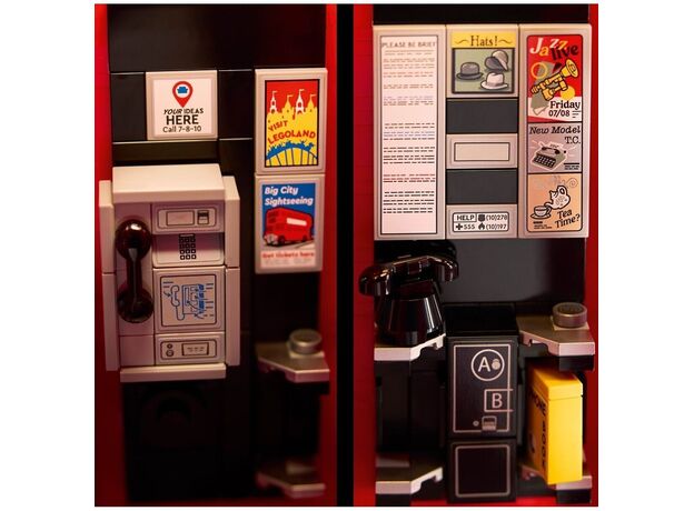 لگو آیدیاز مدل کیوسک تلفن قرمز لندن (21347), image 12