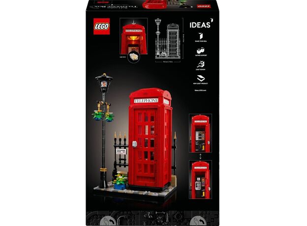لگو آیدیاز مدل کیوسک تلفن قرمز لندن (21347), image 25