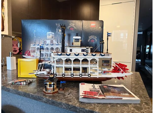 لگو آیدیاز مدل قایق بخار رودخانه ای (21356), image 8