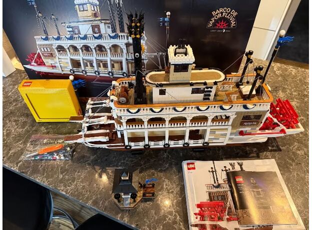 لگو آیدیاز مدل قایق بخار رودخانه ای (21356), image 9