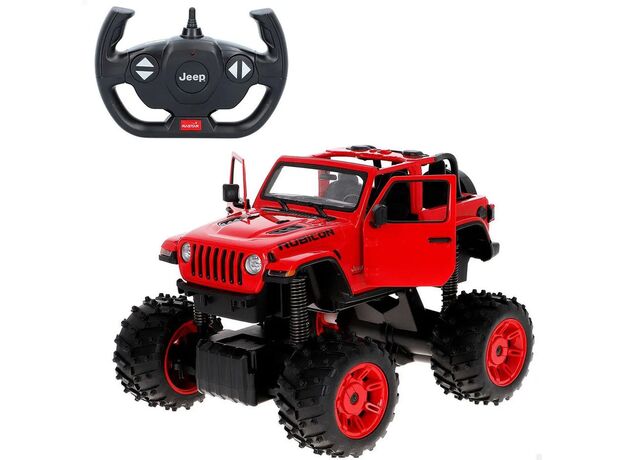 ماشین کنترلی آفرودی Jeep Wrangler JL قرمز راستار با مقیاس 1:14, تنوع: 79410-Red, image 2