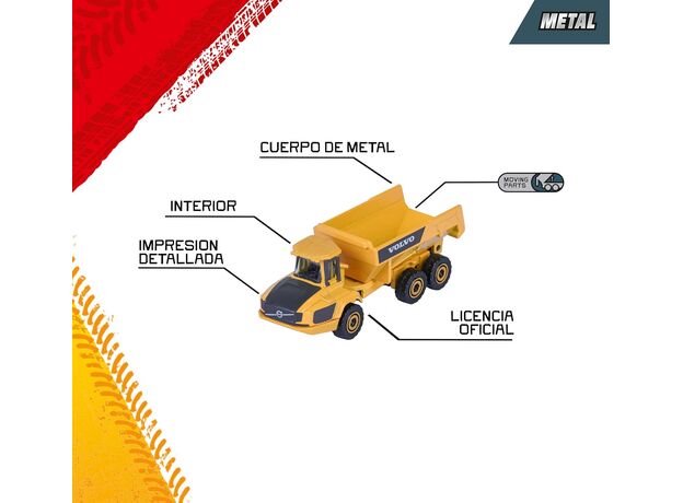 پک 4 تايی ماشين های عمرانی ولوو Majorette, image 4