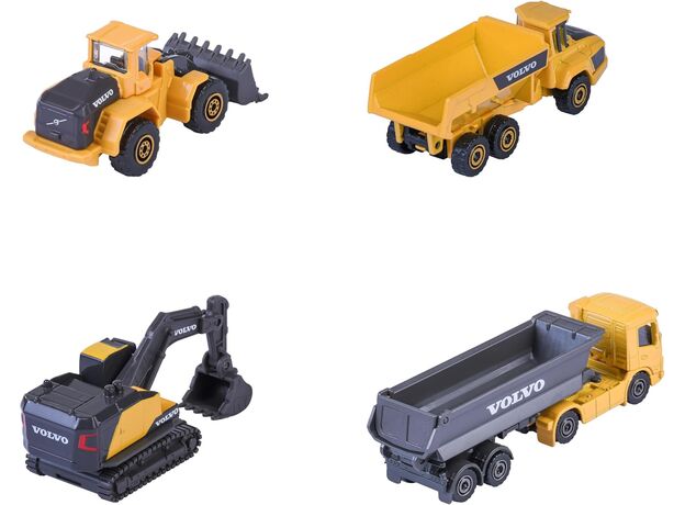 پک 4 تايی ماشين های عمرانی ولوو Majorette, image 6