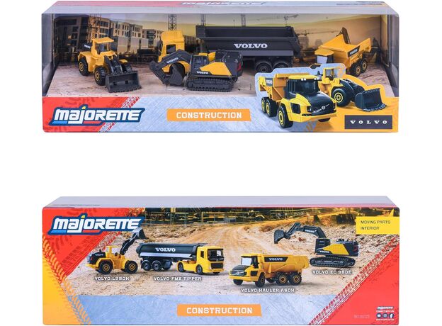 پک 4 تايی ماشين های عمرانی ولوو Majorette, image 7