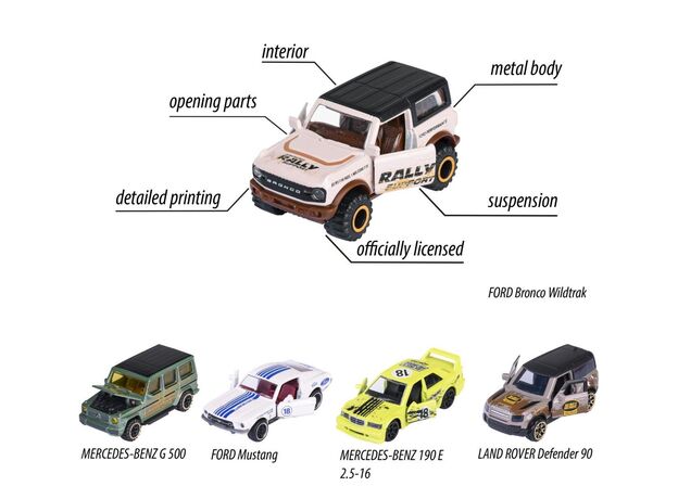 پک 5 تايی ماشين های فلزی Majorette مدل Castheads Series, image 4