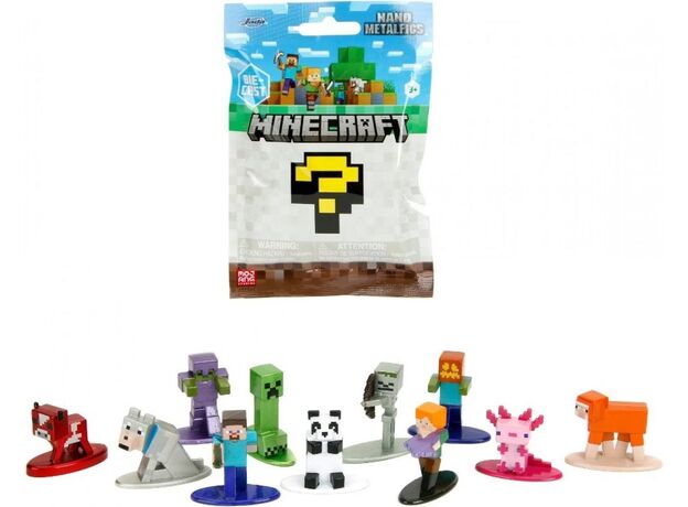 پک سورپرایزی فیگور فلزی 4 سانتی ماینکرافت Minecraft, image 