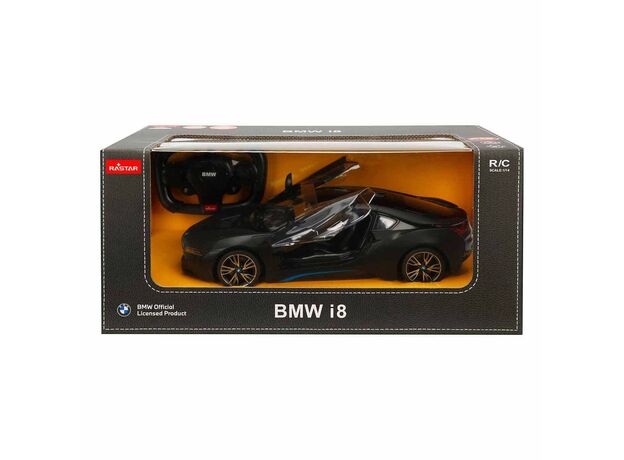 ماشین کنترلی ب ام و I8 مشکی مات راستار با مقیاس 1:14, تنوع: 71060-Black, image 18