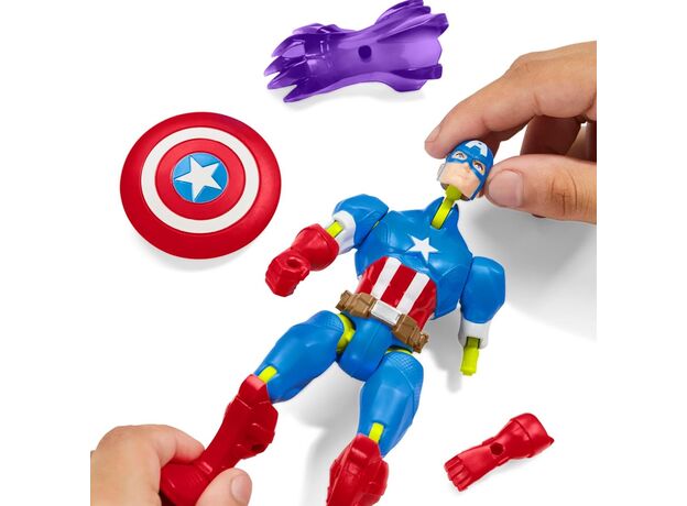 فیگور 12 سانتی کاپیتان آمریکا سری MixMashers مارول, تنوع: F9267-Captain America, image 10