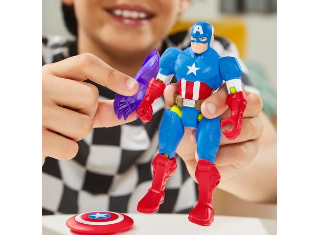 فیگور 12 سانتی کاپیتان آمریکا سری MixMashers مارول, تنوع: F9267-Captain America, image 3