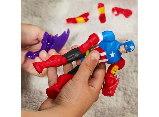 فیگور 12 سانتی کاپیتان آمریکا سری MixMashers مارول, تنوع: F9267-Captain America, image 7