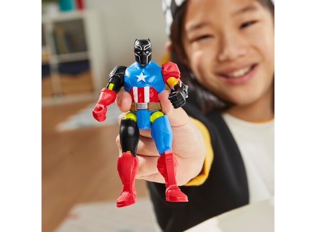 فیگور 12 سانتی پلنگ سیاه سری MixMashers مارول, تنوع: F9268-Black Panther, image 4