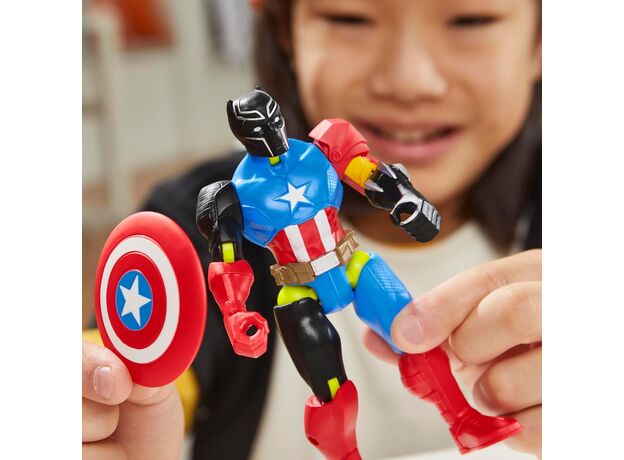 فیگور 12 سانتی پلنگ سیاه سری MixMashers مارول, تنوع: F9268-Black Panther, image 6