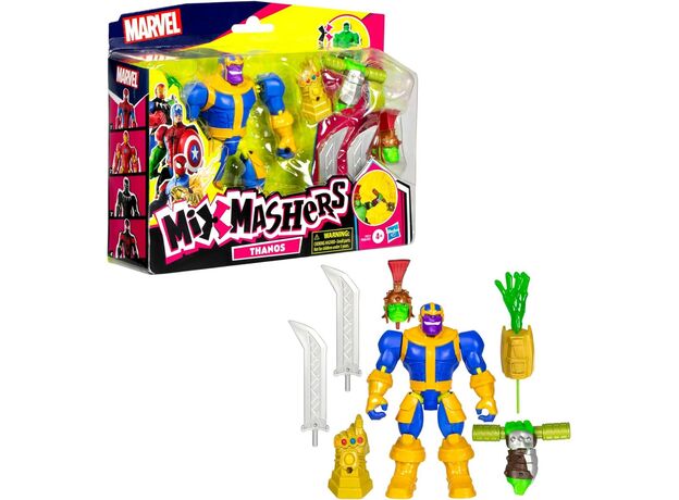 فیگور 12 سانتی تانوس سری MixMashers مارول, تنوع: F9271-Thanos, image 