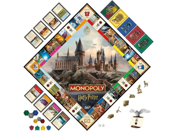 بازی فکری مونوپولی Monopoly مدل Harry Potter یک ماجراجویی جادویی در هاگوارتز, image 11