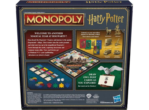 بازی فکری مونوپولی Monopoly مدل Harry Potter یک ماجراجویی جادویی در هاگوارتز, image 17