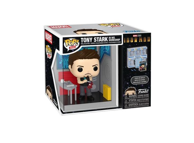 فیگور 9 سانتی فانکو پاپ نوکس تونی استارک در کارگاه, image 4