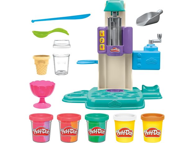 ست خمیر بازی بستنی ساز رنگین کمانی Play Doh, image 14