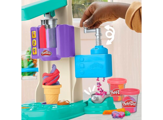 ست خمیر بازی بستنی ساز رنگین کمانی Play Doh, image 4