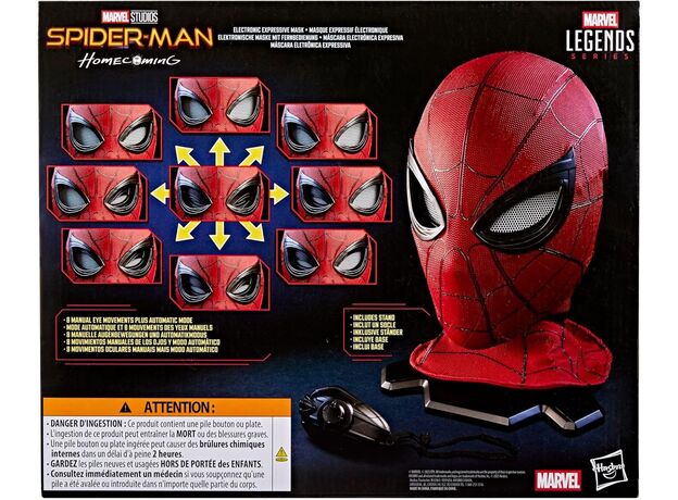 ماسک ویژه اسپایدرمن اکسپرسیو سری  Marvel Legends به همراه ریموت کنترل, image 19