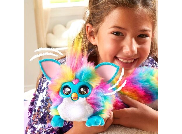 عروسک پولیشی رباتیک 81 سانتی DJ فربی Furby مدل رنگین کمانی, image 10