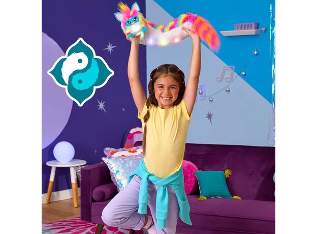 عروسک پولیشی رباتیک 81 سانتی DJ فربی Furby مدل رنگین کمانی, image 7