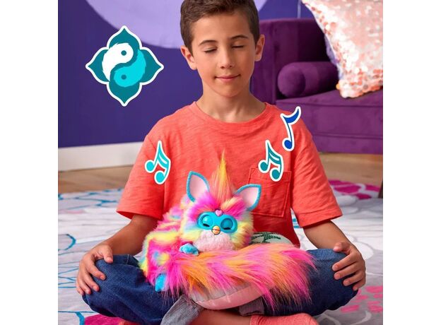 عروسک پولیشی رباتیک 81 سانتی DJ فربی Furby مدل رنگین کمانی, image 8