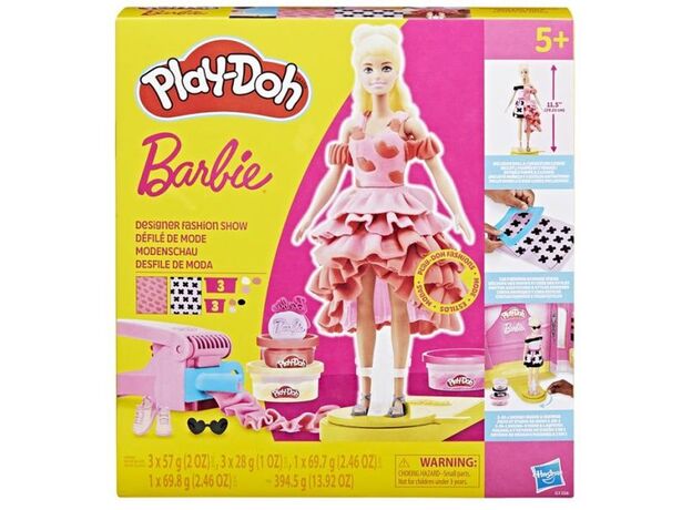 ست خمیر بازی طراحی لباس عروسکی Play Doh به همراه عروسک, image 13