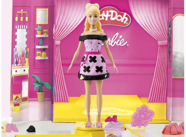 ست خمیر بازی طراحی لباس عروسکی Play Doh به همراه عروسک, image 6