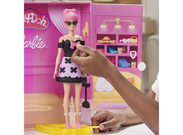 ست خمیر بازی طراحی لباس عروسکی Play Doh به همراه عروسک, image 7