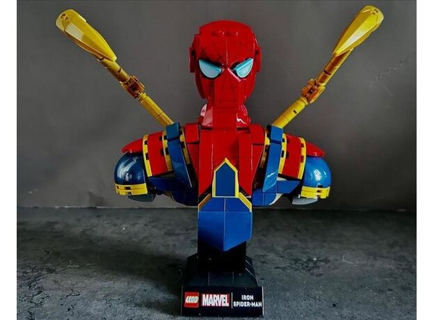 لگو مارول مدل تندیس نیم تنه آیرون اسپایدر (76326), image 17