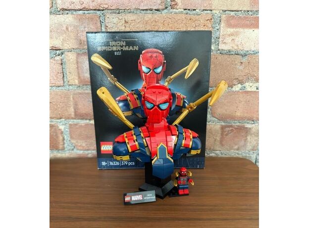 لگو مارول مدل تندیس نیم تنه آیرون اسپایدر (76326), image 20