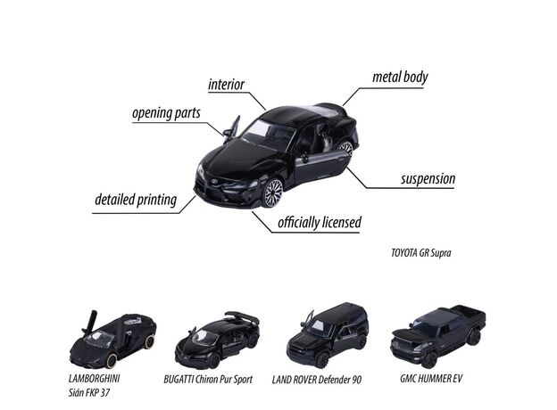 پک 5 تايی ماشين های فلزی Majorette مدل Black Edition, image 5