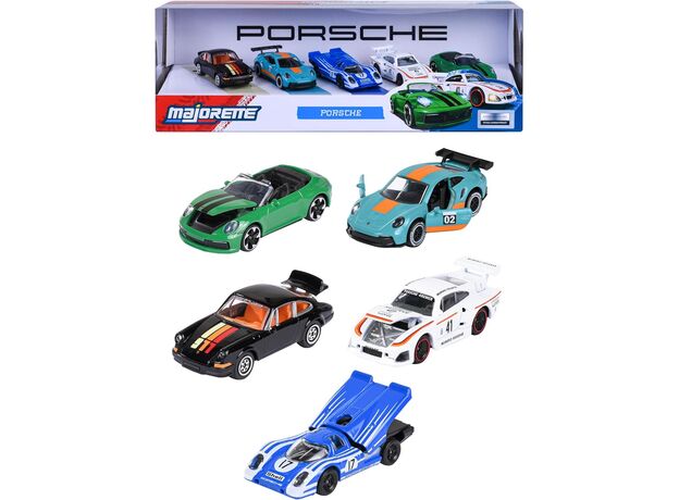 پک 5 تايی ماشين های فلزی Majorette مدل Porsche Edition, image 