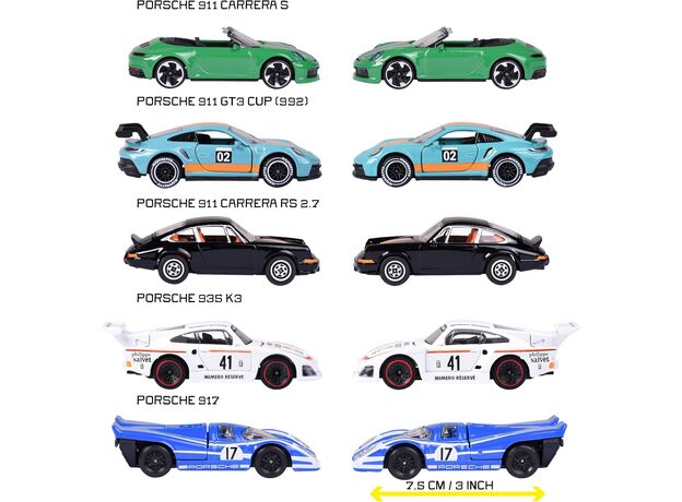 پک 5 تايی ماشين های فلزی Majorette مدل Porsche Edition, image 5