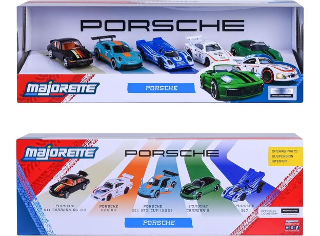 پک 5 تايی ماشين های فلزی Majorette مدل Porsche Edition, image 7