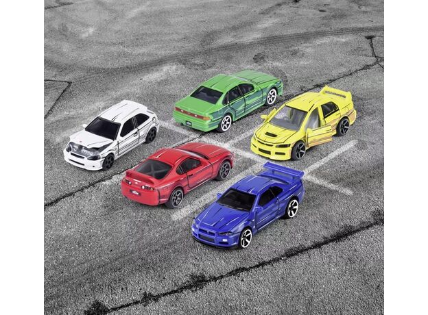 پک 5 تايی ماشين های فلزی Majorette مدل JDM Legends, image 2