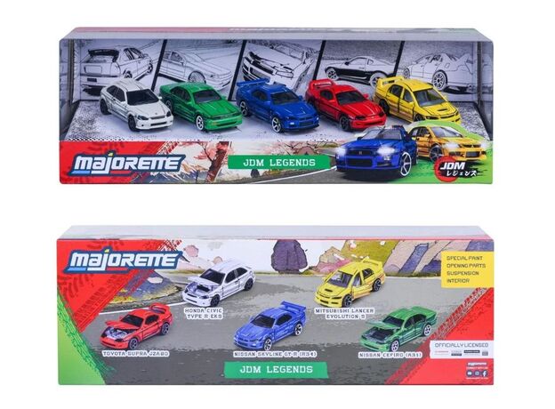 پک 5 تايی ماشين های فلزی Majorette مدل JDM Legends, image 7