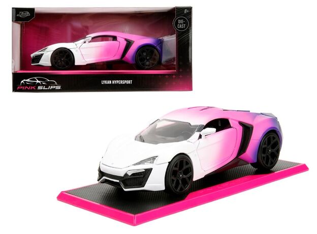 ماشین فلزی لیکان هایپر اسپورت سری Pink Slips مدل صورتی با مقیاس 1:24, image 