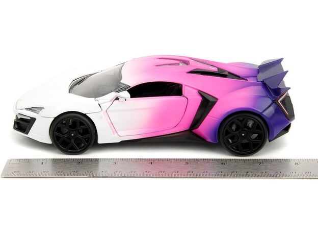 ماشین فلزی لیکان هایپر اسپورت سری Pink Slips مدل صورتی با مقیاس 1:24, image 7
