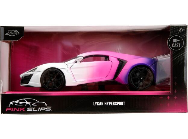 ماشین فلزی لیکان هایپر اسپورت سری Pink Slips مدل صورتی با مقیاس 1:24, image 8