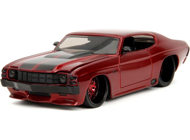 ماشین فلزی شورلت Chevelle SS سری Pink Slips مدل قرمز با مقیاس 1:24, image 3