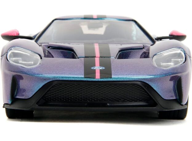 ماشین فلزی فورد GT سری Pink Slips مدل بنفش با مقیاس 1:24, image 6